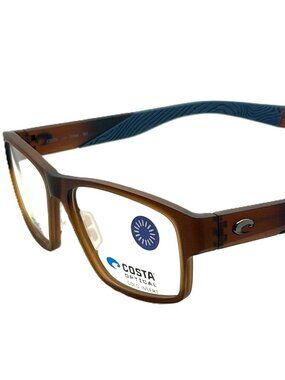 NEW COSTA DEL MAR 06S8010 0657 Brown Men Eyeglasses 57mm 16 140
